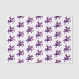 Papel De Seda Papais noeis de Anel Unicorn