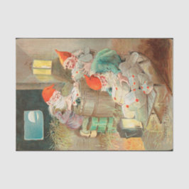 Papel De Seda Papais noeis de Natal suecos (por Jenny Nyström)