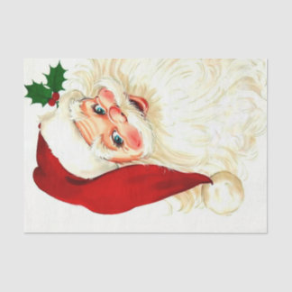 Papel De Seda Papais noeis de vintage, risos bonitos