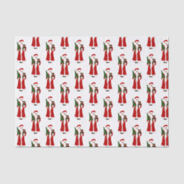 Papel De Seda Papais noeis e Amigo