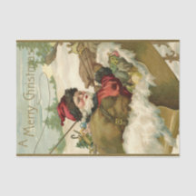 Papais noeis em seu Sleigh