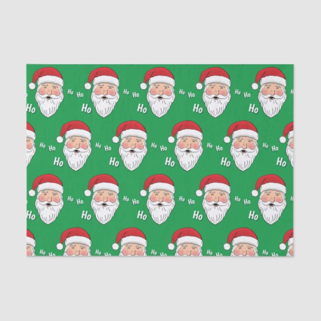 Papel De Seda Papais noeis (O, O, O) (Frente )