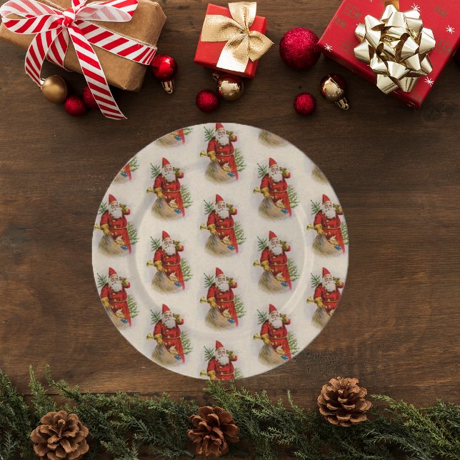 Papel De Seda Papais noeis Vintage (Criador carregado)