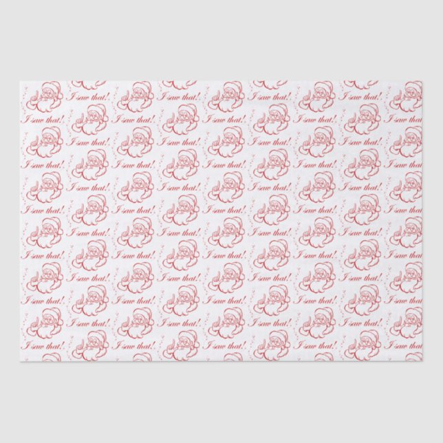 Papel De Seda Papais noeis Viram Isso! (Frente )