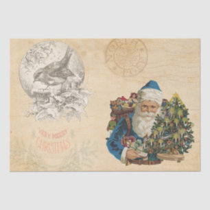 Papel De Seda Papais noeis vitorianos com presentes - Natais vin