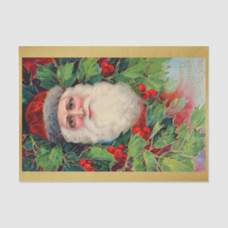 Papel De Seda Papais noeis vitorianos genuínos (não AI) e Holly