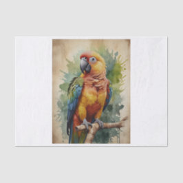 Papel De Seda Papegaai decoupage tissue papier