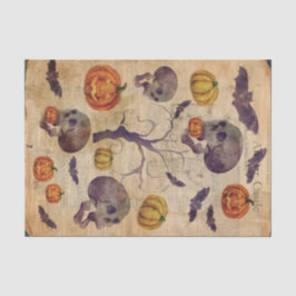 Papel De Seda Papéis de Halloween de Livro