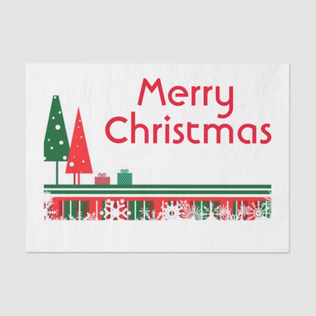 Papel De Seda Papéis de Natal/Árvores de Natal (Frente )