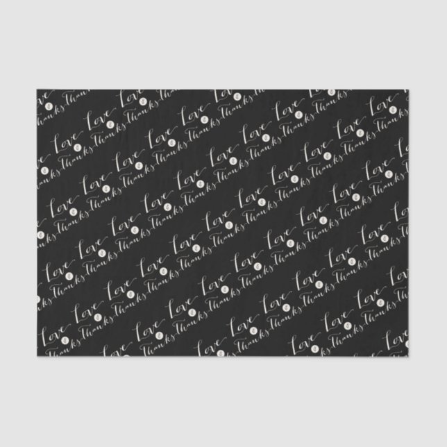 Papel De Seda Papéis e Obrigados Manuais de Caligrafia (Frente )