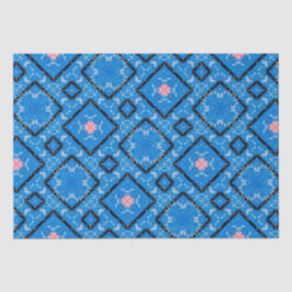 Papel De Seda Papel-chave cor-de-rosa-azul-preto