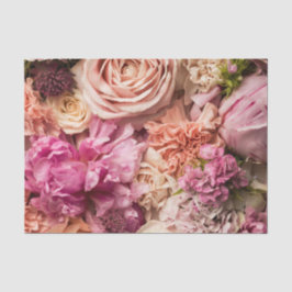 Papel De Seda Papel-chave cor-de-rosa Rosa Floral em fundo