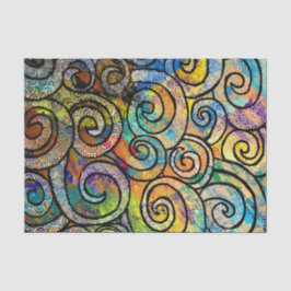 Papel De Seda Papel-chave do cabelo de Medusa