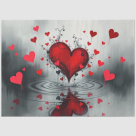 Papel De Seda Papel-chave gótico-Abstrato romântico