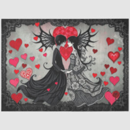 Papel De Seda Papel-chave Romântico Abstrato