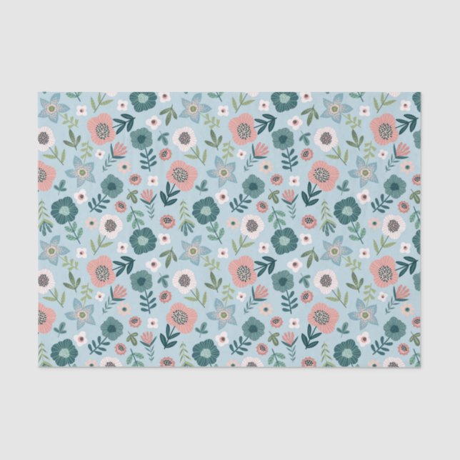 Papel De Seda Papel-lenço para flores (Frente )