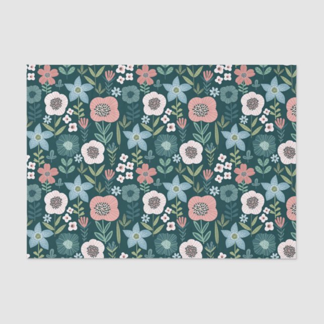 Papel De Seda Papel-lenço para flores (Frente )