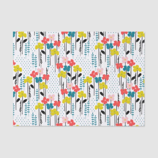 Papel De Seda Papel-lenço para flores (Frente )