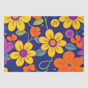Papel De Seda Papel-Padrão Colorido, Estilo de Dopamina, Flores