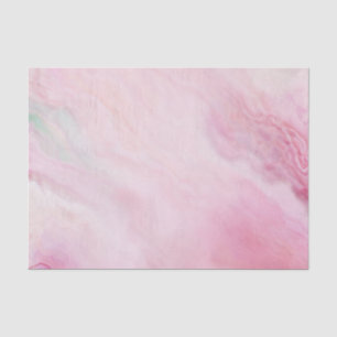 Papel De Seda Papel-Padrão de Agato de Aquarela Rosa Elegante