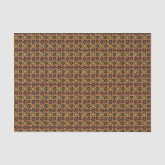 Papel De Seda Papel-Padrão Laranja (Frente )
