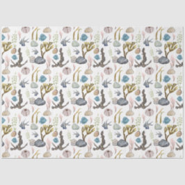 Papel De Seda Papel-Tecido da Série Vida Marinha Design 10