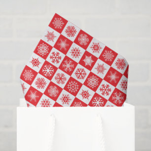 Papel De Seda Papel-Tecido Flocos de Neve Feriados