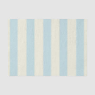 Papel De Seda Papel-Tecido - Stripe Azul - bege