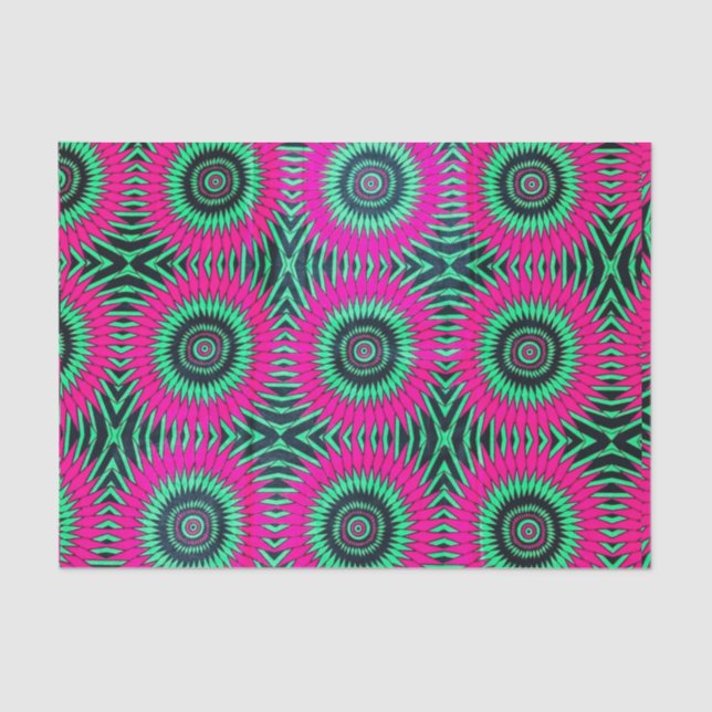 Papel De Seda Papel-tecidos africano Impressão (Frente )