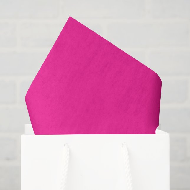 Papel De Seda Papel-tecidos cor-de-rosa fluorescente (Sacola de presentes)