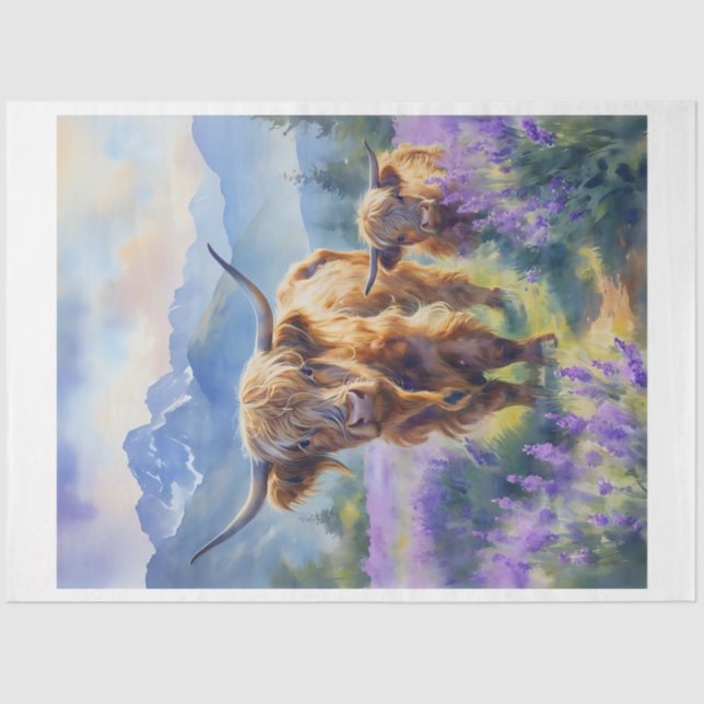 Papel De Seda Papel-tecidos da mãe e do bebê (Frente )