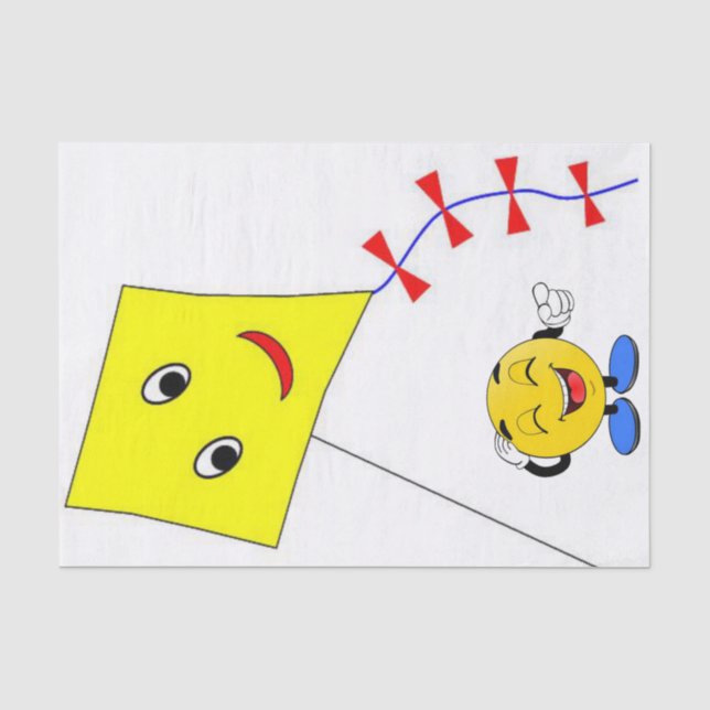Papel De Seda Papelão Amarelo (Frente )