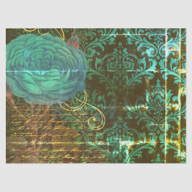 Papel De Seda PAPIER MOUSSELINE - Damasco - Sexta-feira - deslig (Frente )