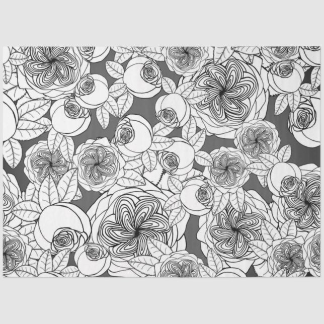 Papel De Seda PAPIER MOUSSELINE Flower Bud tissue paper (Frente )