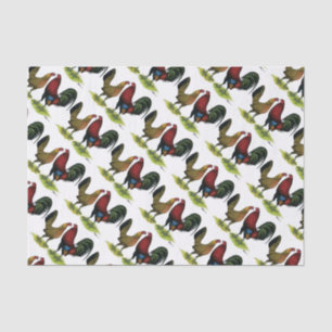 Papel De Seda Par de Gamefowl