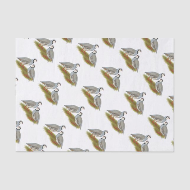 Papel De Seda Par do Chukar (Frente )