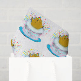 Papel de seda para aniversário do Dia da Marmota