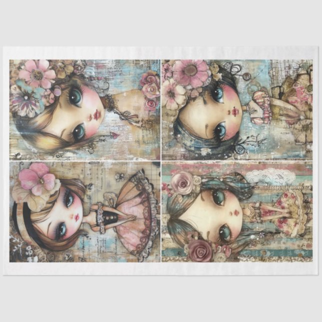 Papel De Seda Para Artistas e Artesanais (Frente )