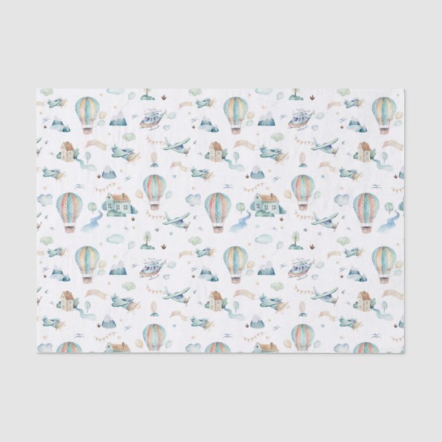 Papel De Seda Para cima e longe (Frente )