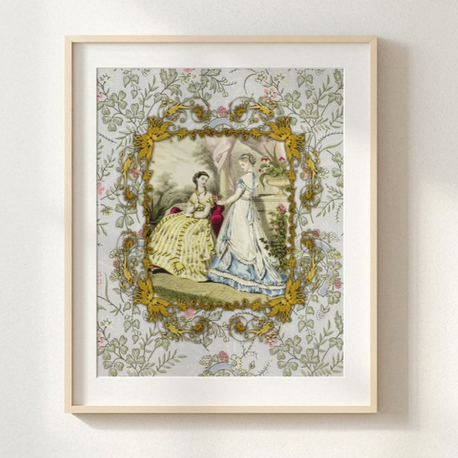 Papel de seda para decoupage de moda francesa vint (Criador carregado)