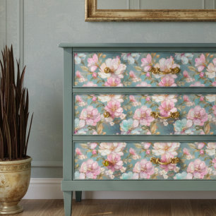 Papel de Seda para Decoupage Floral em Aquarela El