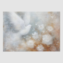 Papel de Seda para Embrulho de Pombas de Casamento