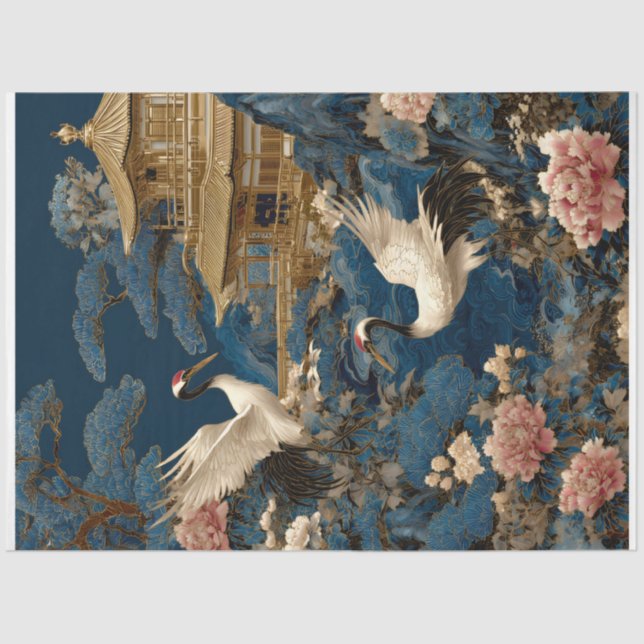 Papel de Seda para Embrulho de Presente Decorativo (Frente )