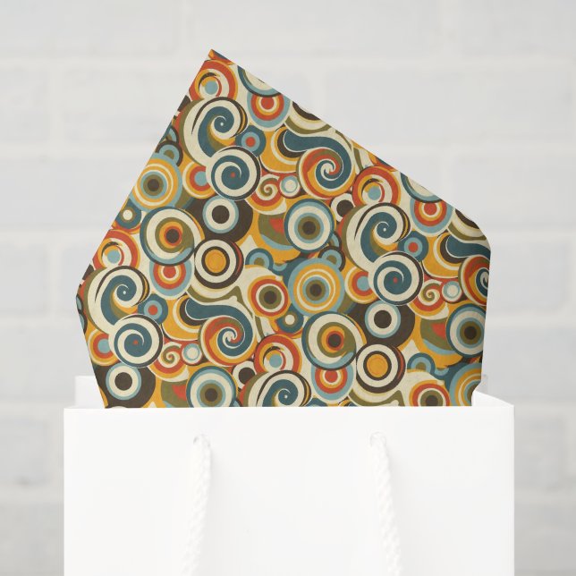 Papel de seda para festa com padrão xadrez fofo re (Sacola de presentes)