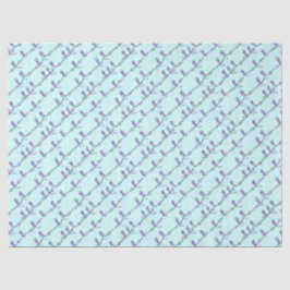 Papel de Seda para Lições de Dança (Azul)