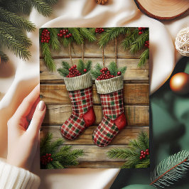 Papel de seda para meia de Natal alegre pinheiro n