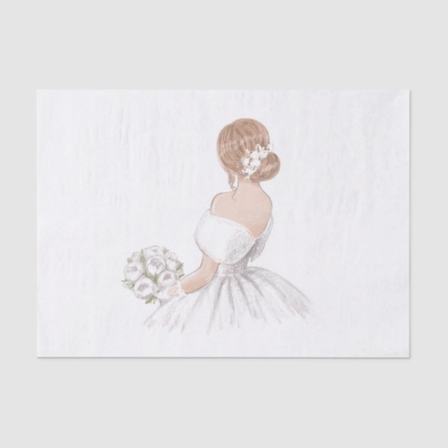 Papel de Seda para Noiva (Frente )