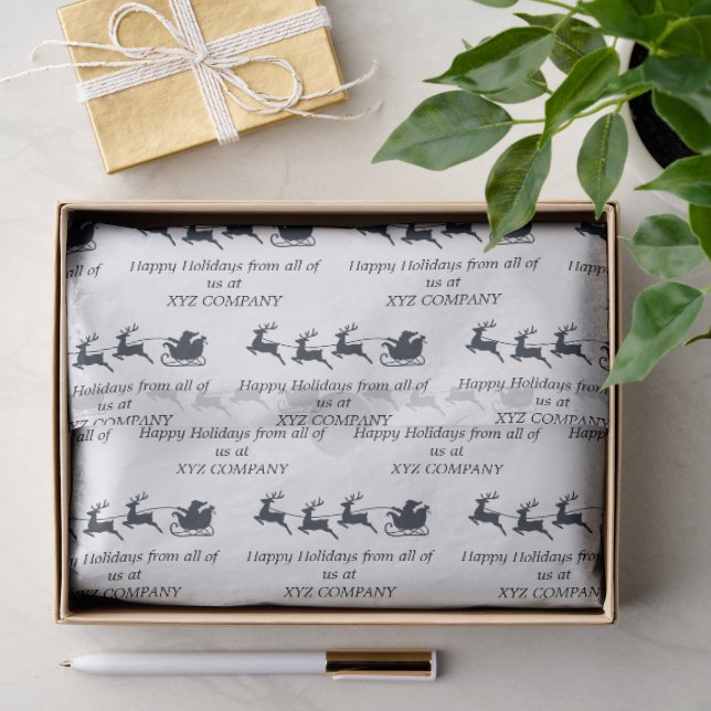 Papel de Seda para Presente de Natal para Cliente  (Presente)