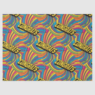 Papel De Seda "Parabéns" Groovy Wraps Paper