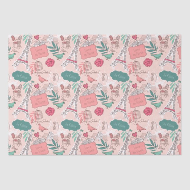 Papel De Seda Paris (Frente )